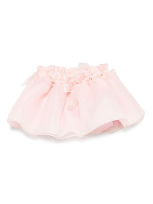 Gonna per neonata A'lapage rosa in organza