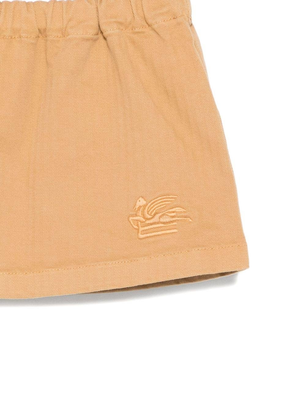 Gonna per neonata ETRO KIDS beige con logo ricamato - Rubino Kids