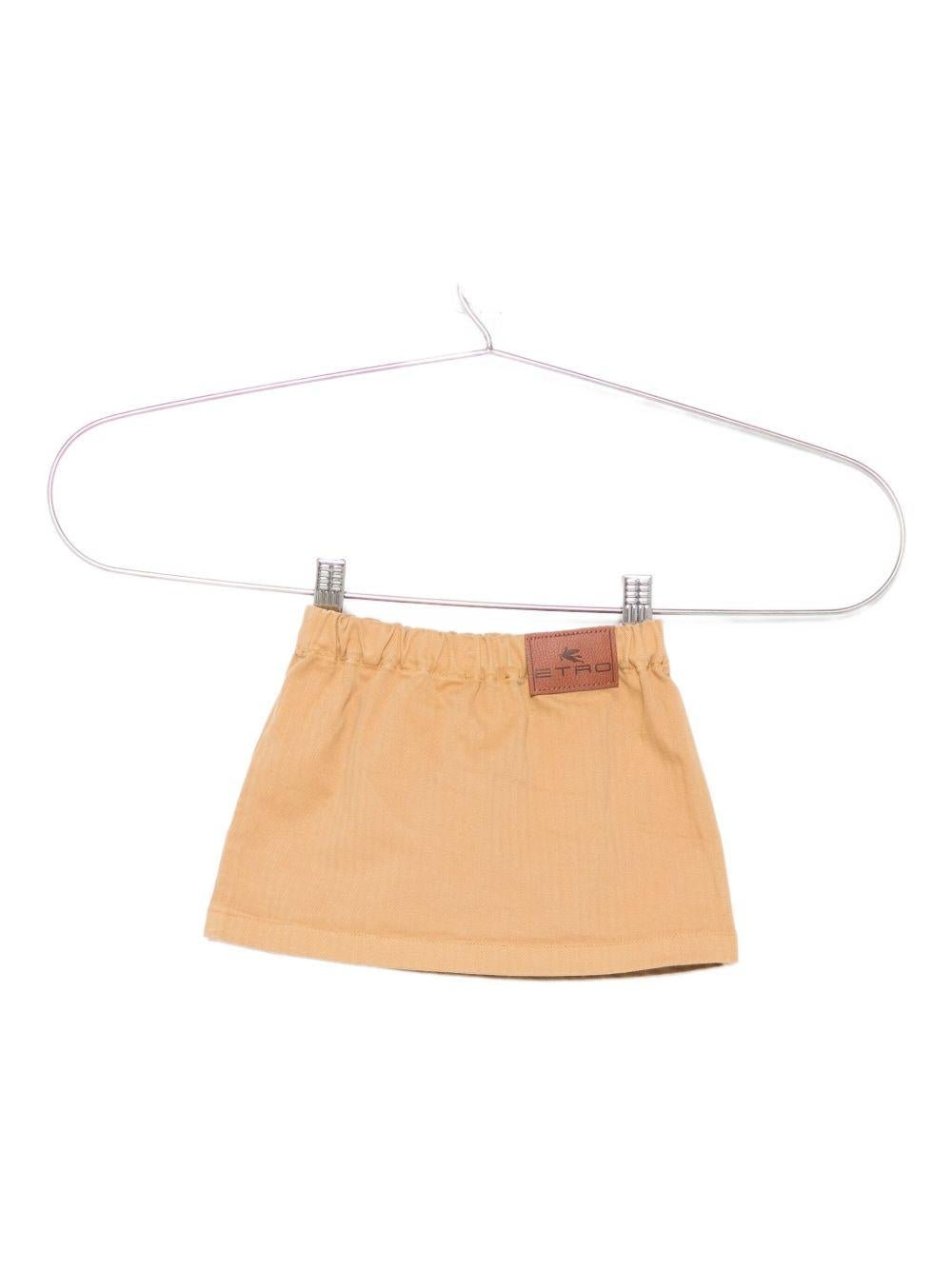 Gonna per neonata ETRO KIDS beige con logo ricamato - Rubino Kids