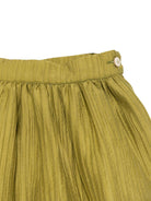 Gonna per neonata La Stupenderia verde plissettata - Rubino Kids