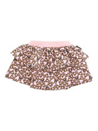 Gonna per neonata Moschino Kids rosa con stampa Teddy - Rubino Kids