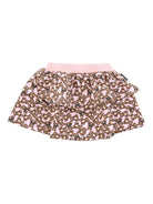 Gonna per neonata Moschino Kids rosa con stampa Teddy - Rubino Kids