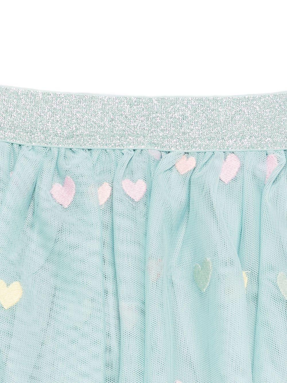 Gonna per neonata Stella McCartney Kids azzurro con decorazione - Rubino Kids