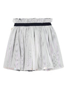 Gonna plissettata per bambina Billieblush bianco con paillettes - Rubino Kids
