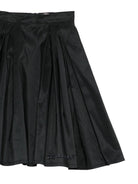 Gonna skater per bambina Elisabetta Franchi La Mia Bambina nera con design a trapezio - Rubino Kids