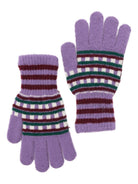 Guanti per bambina Bobo Choses multicolore con motivo a righe - Rubino Kids