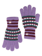 Guanti per bambina Bobo Choses multicolore con motivo a righe - Rubino Kids