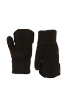 Guanti per bambini Molo marroni con disegno muso di cane - Rubino Kids