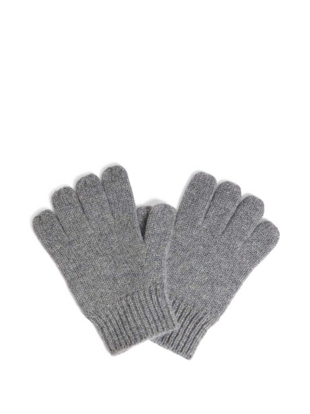 Guanti per bambino Bonpoint grigio in cashmere - Rubino Kids