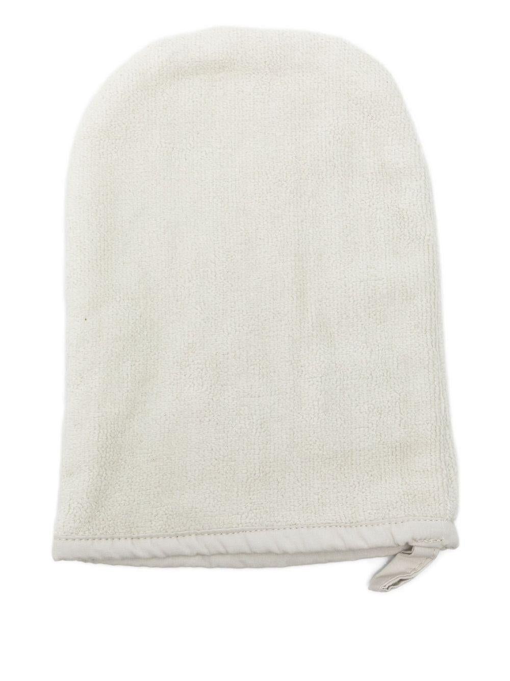 Guanto da bagno per neonati Avery Row verde in cotone biologico - Rubino Kids