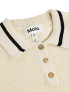 Polo Gwinn per bambina Molo beige con decorazione a righe 2S26K205 8894 MOLO 