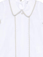 Tutina per neonato Jesurum Baby bianca con bordi a contrasto ERACLEA VAR.68 JESURUM 