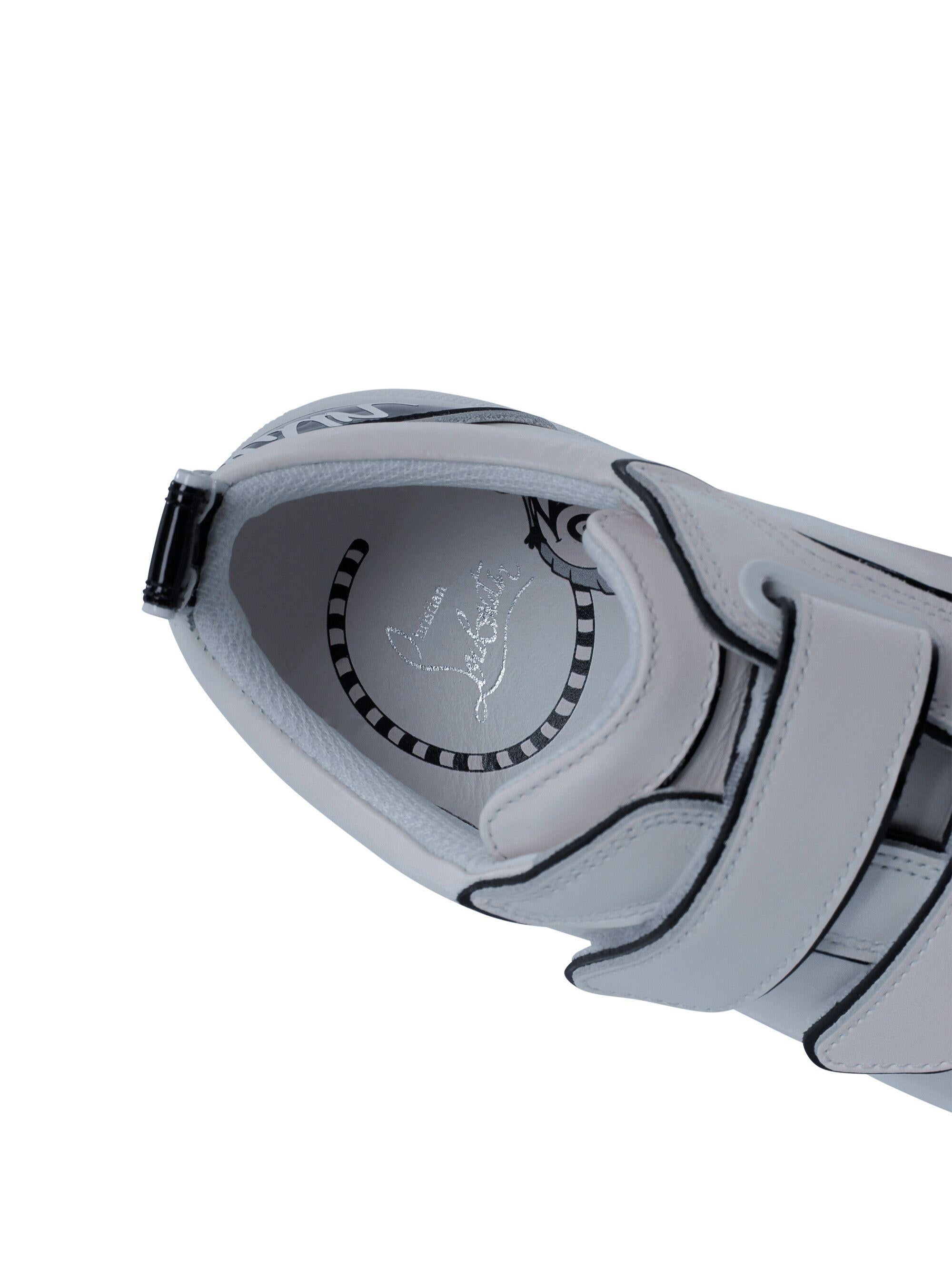 Scarpe per bambina Christian Louboutin Kids bianca con suola rossa<BR/> 1240473 5836 CHRISTIAN LOUBOUTIN KIDS 