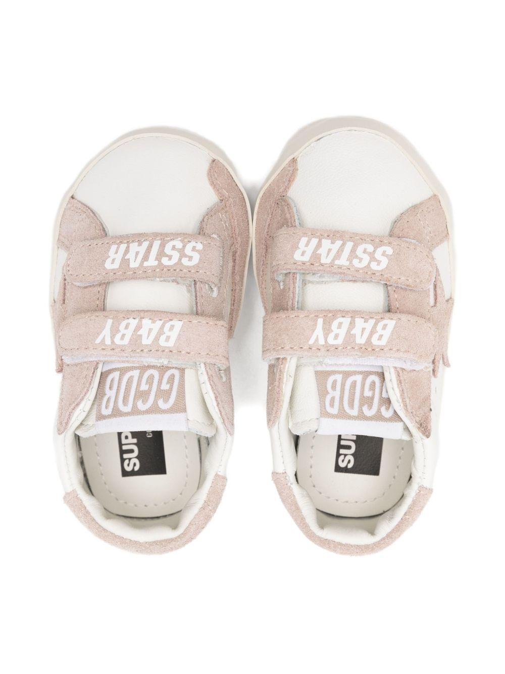 Sneakers Baby School per neonati Golden Goose Kids beige con applicazione a stella F00166F008018 12377 GOLDEN GOOSE KIDS 
