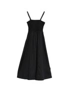 Abito Charlize per bambina Molo nero con corpetto arricciato 2S26E120 0099 MOLO 