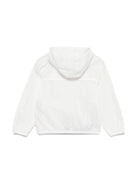 Giacca per bambini K Way Kids Le Vrai bianco con cappuccio ampio K61336W 001 K-WAY KIDS 