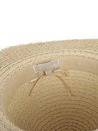 Cappello estivo per bambina Michael Kors Kids beige con frange R30627 117 MICHAEL KORS KIDS 