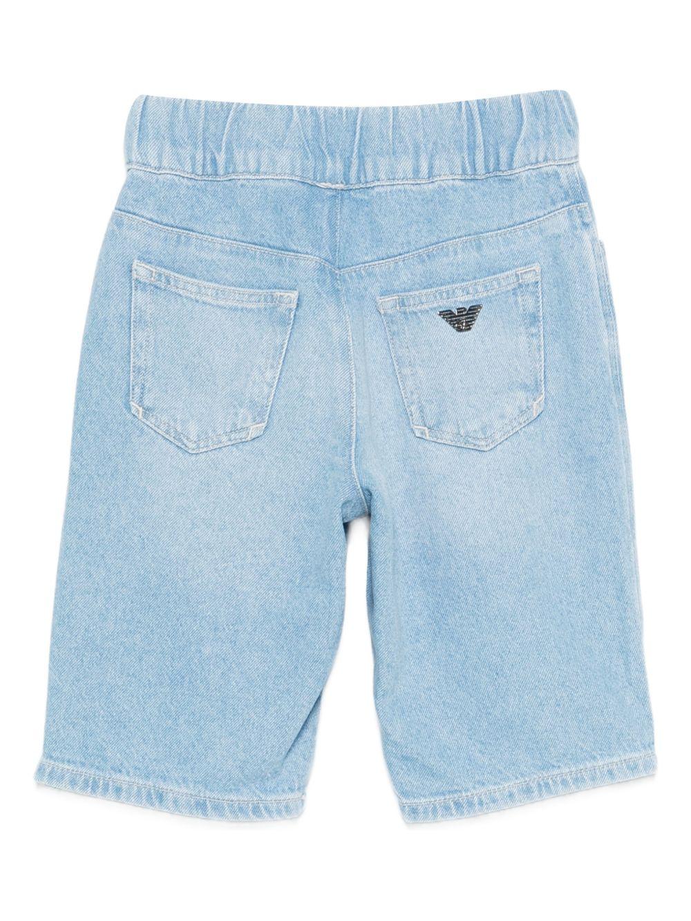 Shorts per bambino Emporio Armani Kids con due tasche laterali EB001264 AF21778 MB003 EMPORIO ARMANI KIDS 