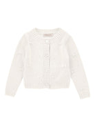 Cardigan per neonata Monnalisa bianco con fiocco 37F800 6060 0001 MONNALISA 