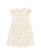 Abito per bambina Bonpoint bianco con stampa floreale all-over S06GDRW00018 547B BONPOINT 