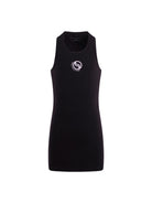 Abito per bambina Stella McCartney Kids nero con logo sul davanti TY1C62 Z2016 930 STELLA McCARTNEY KIDS 