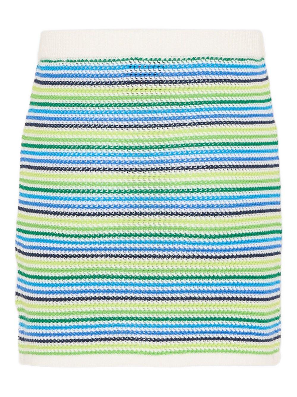 Gonna per bambina Casablanca Kids verde con vita elasticizzata KSP26KW136501 STRIPE CASABLANCA KIDS 