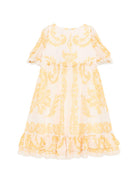 Abito per bambina ETRO KIDS giallo con stampa a fiori GY1B01 K0283 238GL ETRO KIDS 