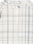 Camicia Cesari per neonato Bonpoint bianco con motivo a quadri S06YSHW00006 315 BONPOINT 