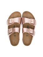 Ciabatte per bambina Birkenstock Kids Arizona rosa con doppia fibbia 1012478 COPPER BIRKENSTOCK 