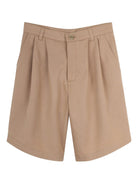 Shorts per bambina Michael Kors Kids marrone con tasche R30565 263 MICHAEL KORS KIDS 