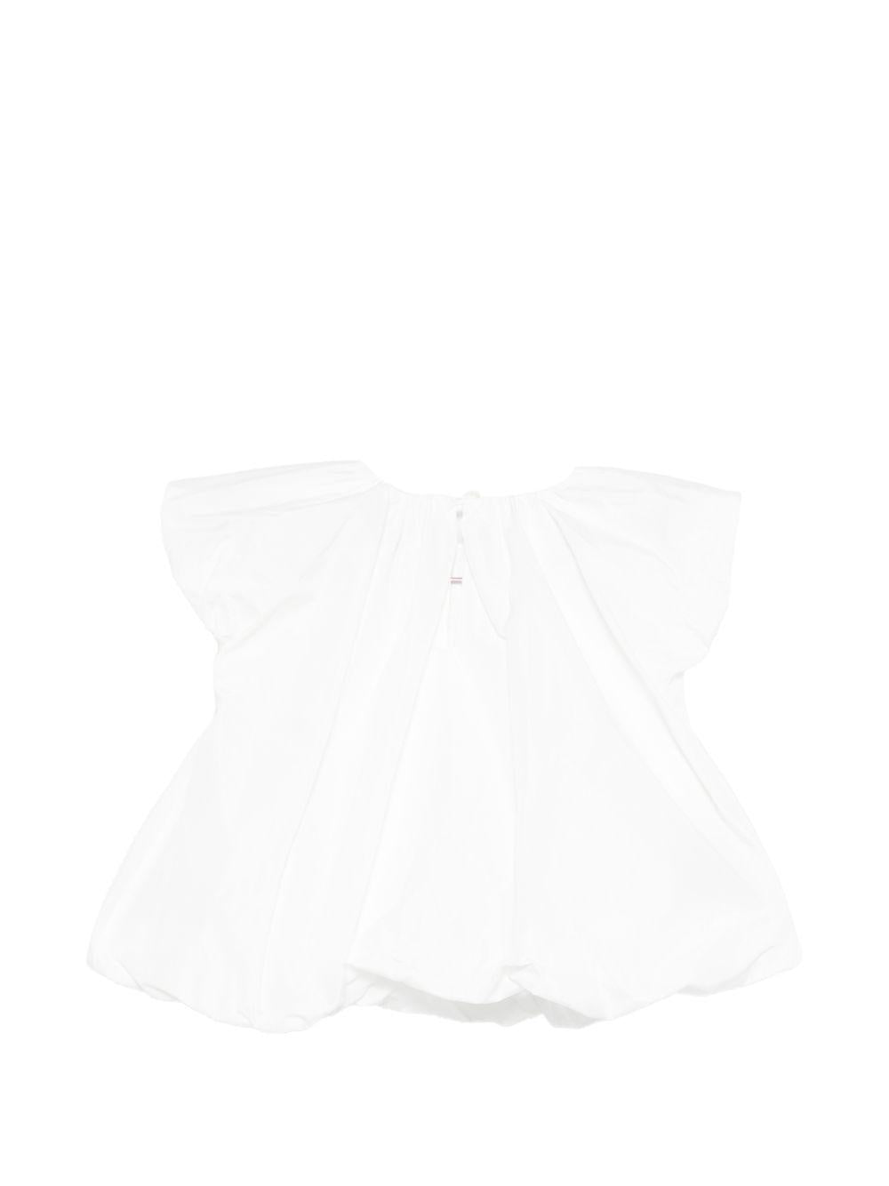 Blusa per bambina Stella McCartney Kids bianca con arricciatura TY5A72 S0183 101 STELLA McCARTNEY KIDS 