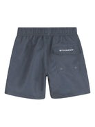 Costume da bagno per bambino Givenchy Kids grigio con coulisse H31080 061 GIVENCHY KIDS 