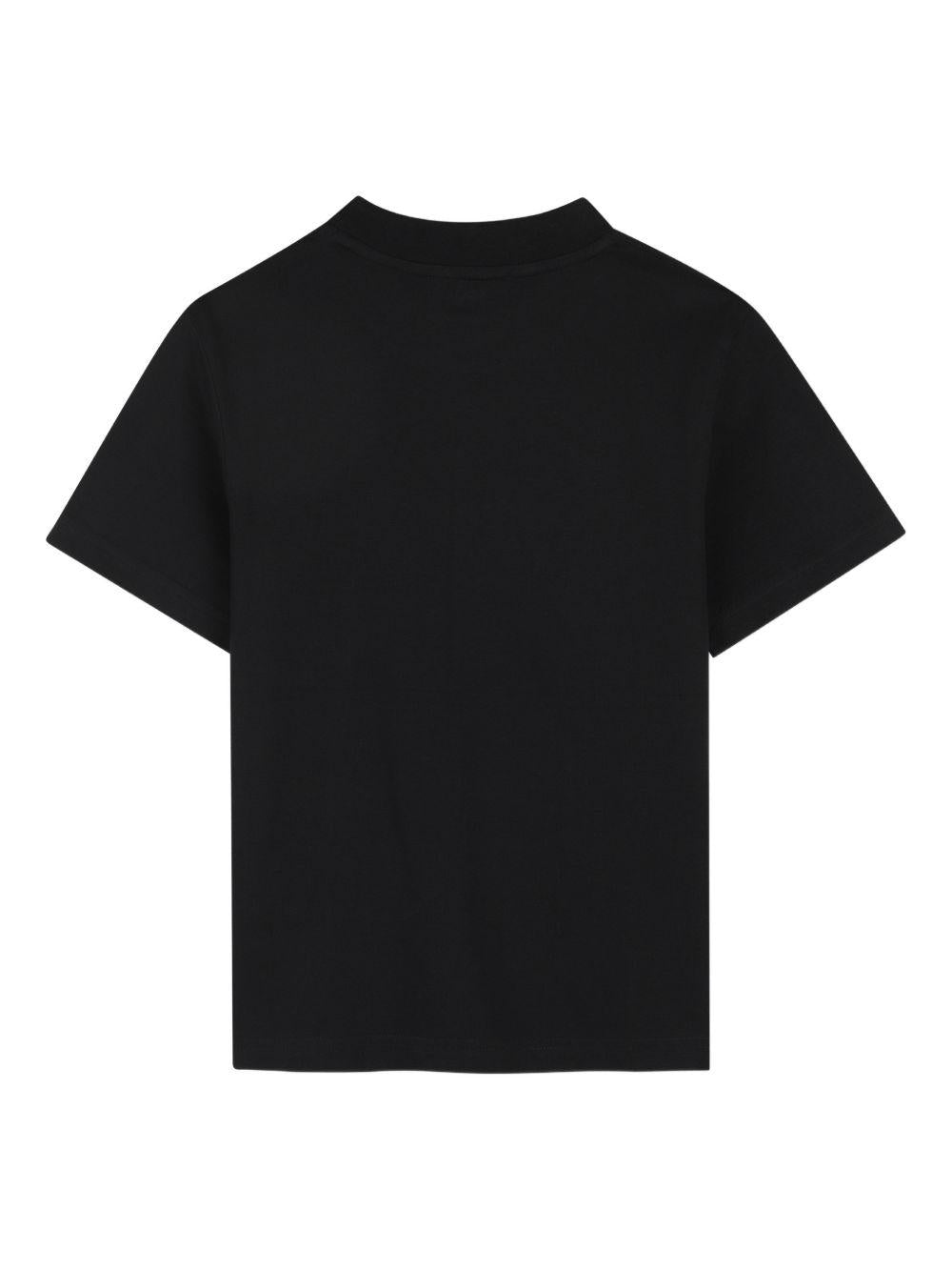 T-shirt per bambino Dkny Kids nera con stampa grafica D62536 09B DKNY 