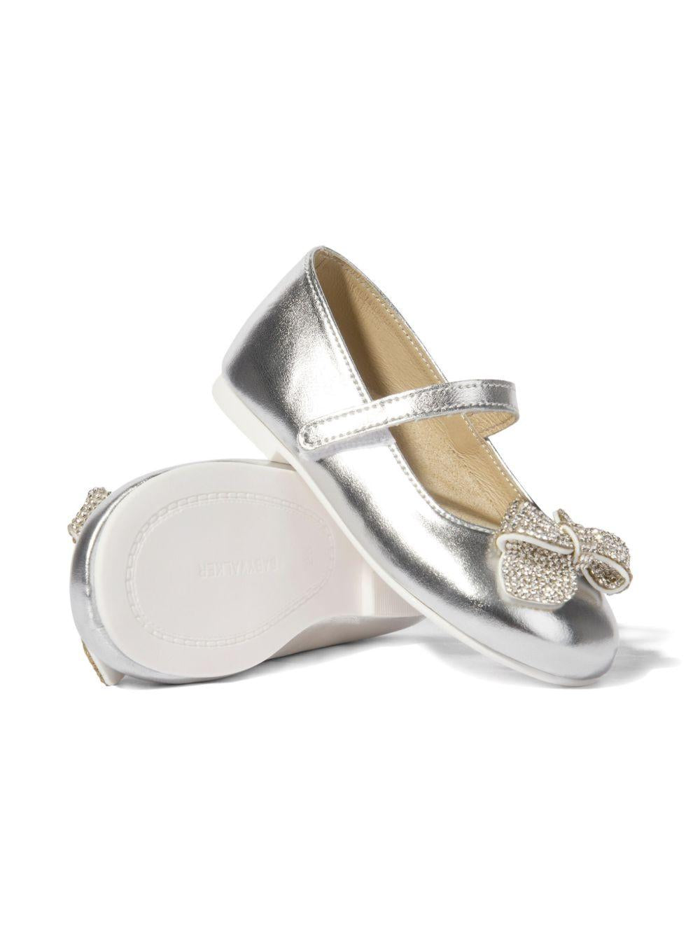 Ballerine per bambina BabyWalker argento con strass PB5880 SILVER BABYWALKER 