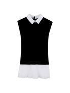Abito per bambina Karl Lagerfeld Kids nero con gonna plissettata Z31151 M41 KARL LAGERFELD KIDS 