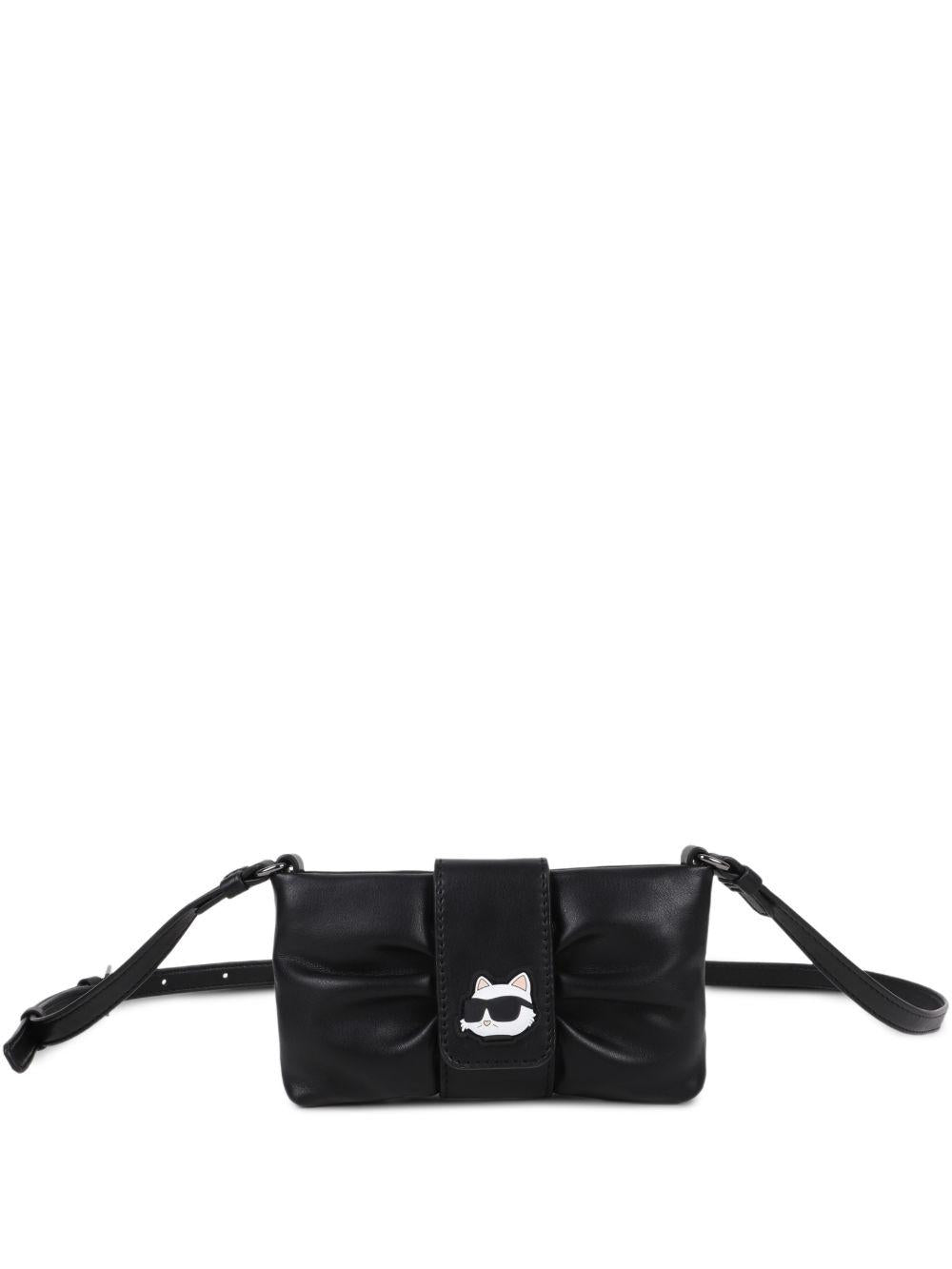 Borsa per bambina Karl Lagerfeld Kids nera con dettaglio Choupette Z31209 09B KARL LAGERFELD KIDS 