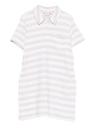 Abito per bambina Bonpoint bianco con tasca sul petto C06GDRK00001 257A BONPOINT 