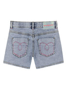 Shorts per bambina Billieblush azzurro con paillettes U21884 Z22 BILLIEBLUSH 