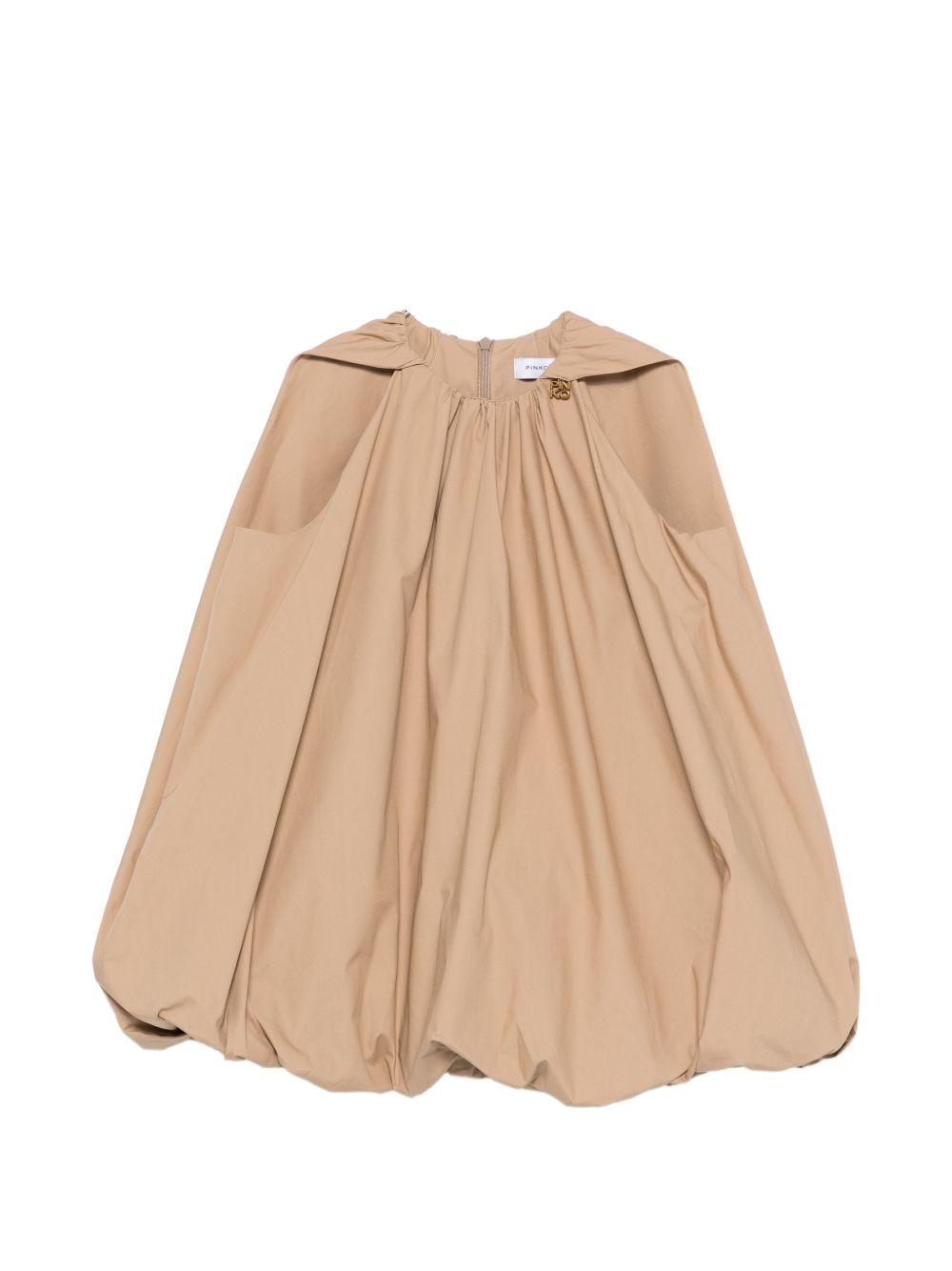 Abito per bambina Pinko Kids beige con arricciature KFAB0390CA029 6023 PINKO KIDS 