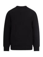 Felpa per bambino Balmain Kids nera con logo sul davanti BY4P20 Z3183 930BC BALMAIN KIDS 