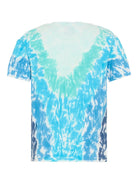 T-shirt da bambino Casablanca Kids blucon fantasia tie dye KSP26JTS03804 SURF LOTUS CASABLANCA KIDS 