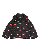 Giubbino per bambina Stella McCartney Kids nero con stampa baci TX2B87 Z3047 930MC STELLA McCARTNEY KIDS 