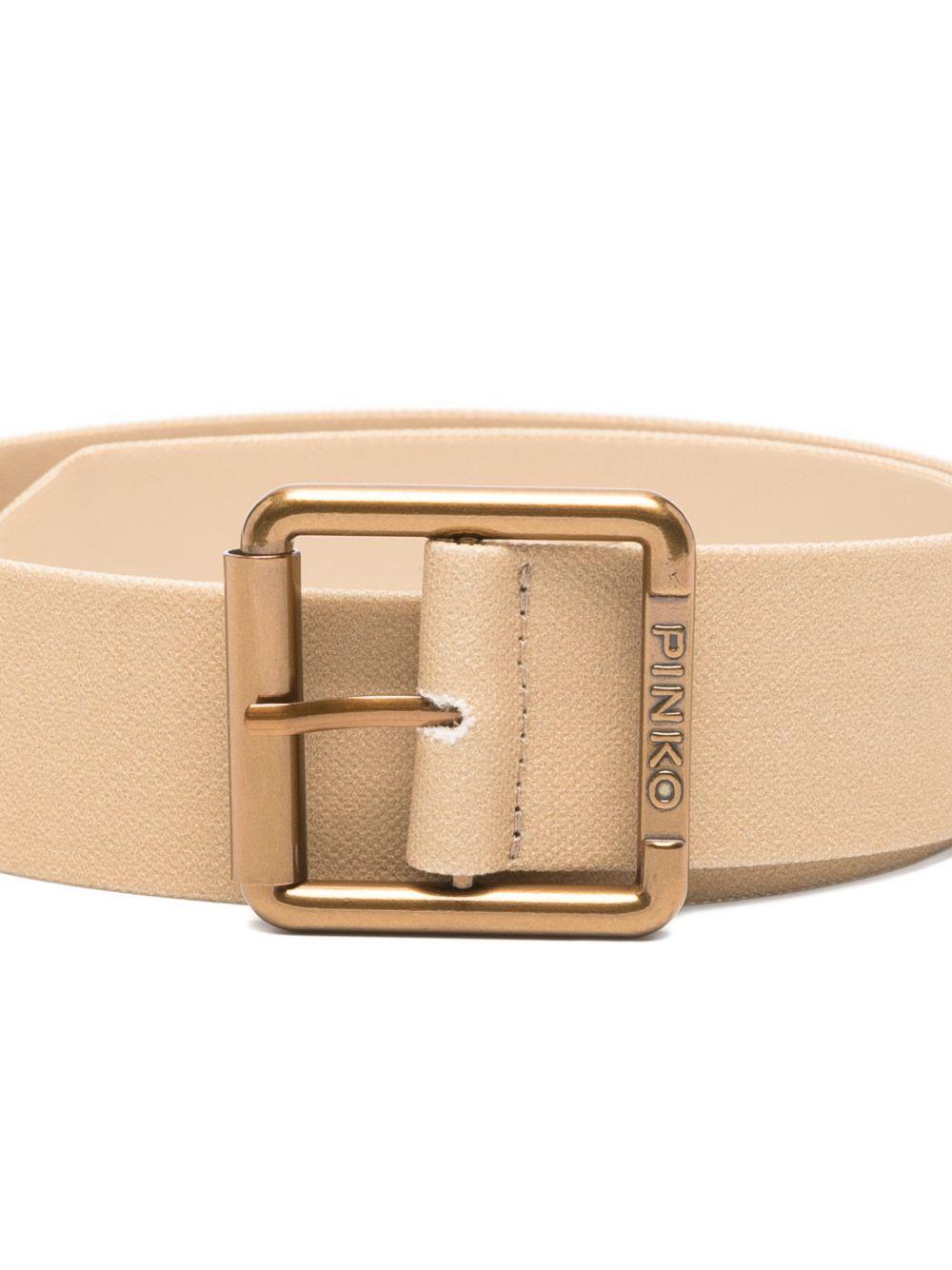 Cintura per bambina Pinko Kids beige con fibbia squadrata KFAV011CTV135 6023 PINKO KIDS 