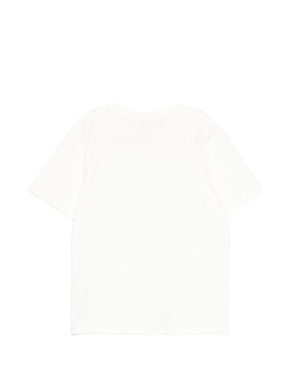 T-shirt Thibald Island per bambino Bonpoint bianca con stampa grafica sul davanti S06BTSK00020 102 BONPOINT 