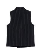 Gilet per bambino Paolo Pecora Kids blu doppiopetto gessato PP4191 BLU PAOLO PECORA KIDS 