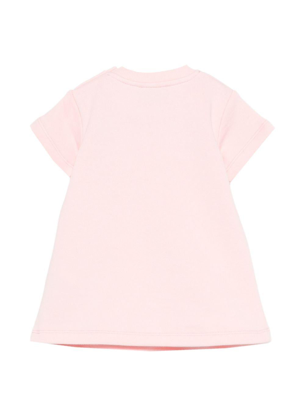Abito per neonata Moschino Kids rosa con stampa orsetto MAV0C9LCA52 50209 MOSCHINO KIDS 