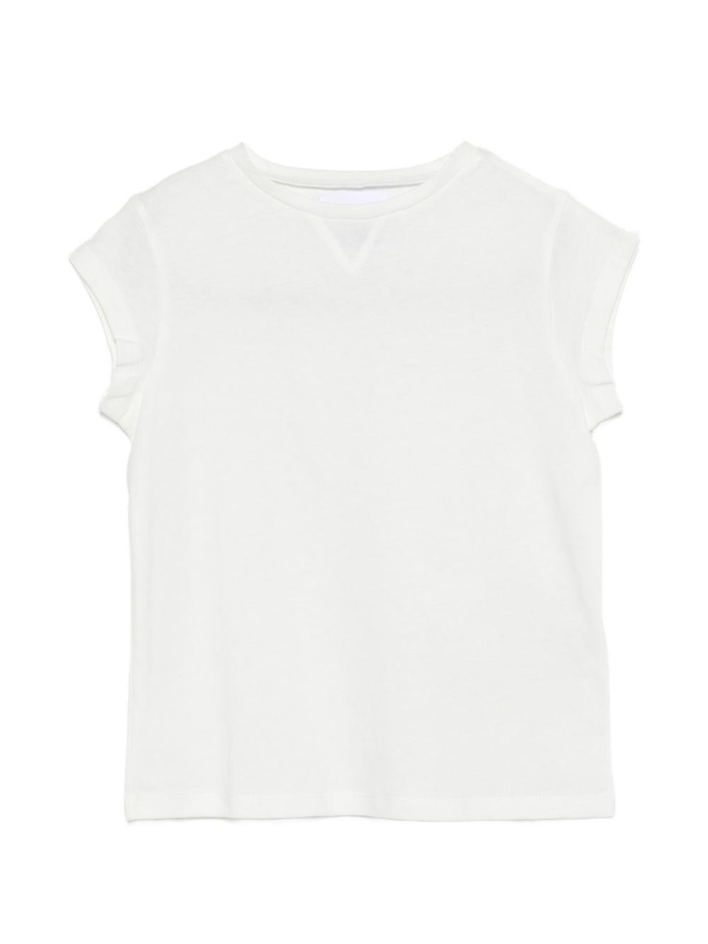 T-shirt per bambina Douuod Kids bianca con logo sul retro DY8A31 Z3708 101 DOUUOD 