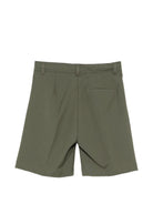 Shorts per bambino Paolo Pecora Kids verde con zip PP4230 OLIVA PAOLO PECORA KIDS 