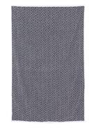 Telo mare per bambini Balmain Kids bianco e nero con stampa geometrica all-over BYCP40 Z2228 100NE BALMAIN KIDS 