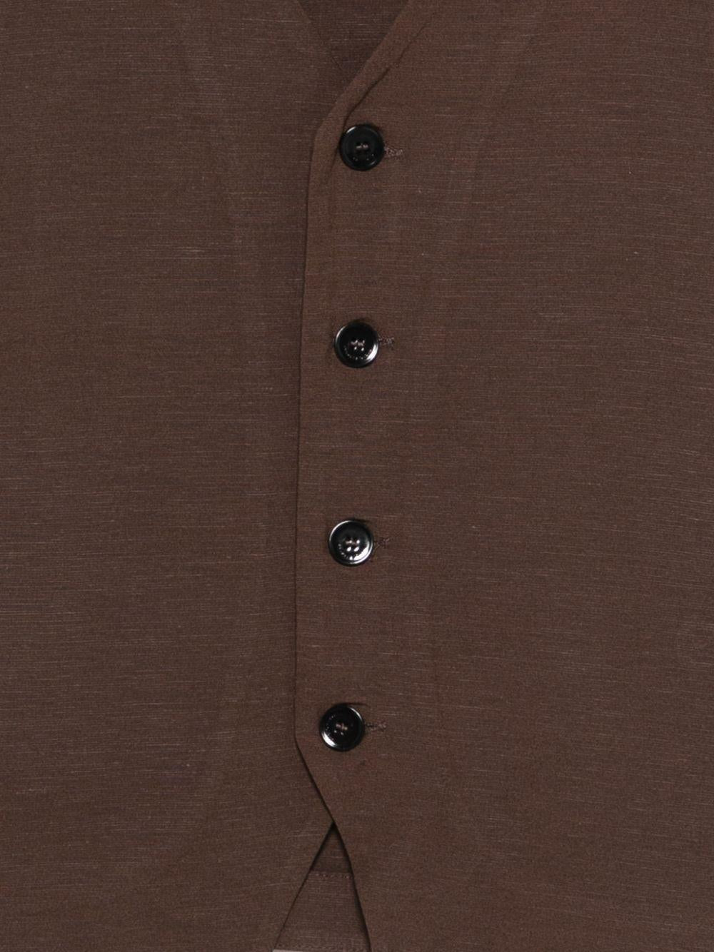 Gilet per bambino Paolo Pecora Kids marrone con chiusura a bottoni PP4189 EBANO PAOLO PECORA KIDS 